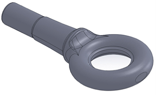 Петля сцепления прицепа грузового автотранспорта